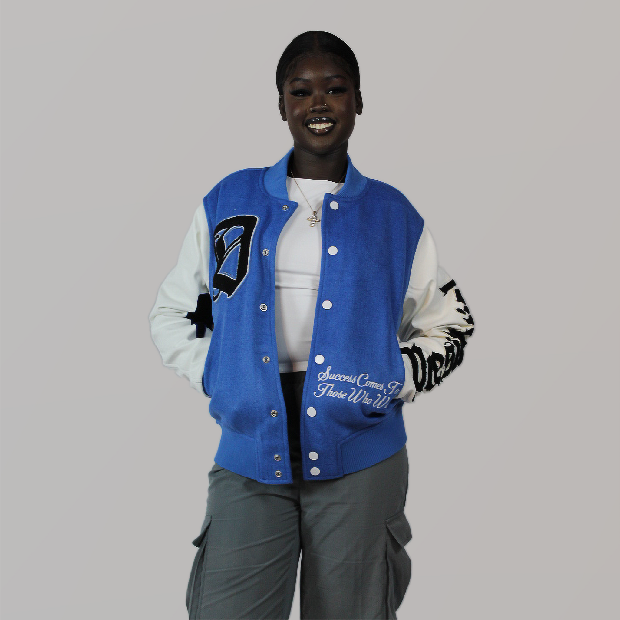 DRACOO X PRESIDENTIAL VARSITY JACKET