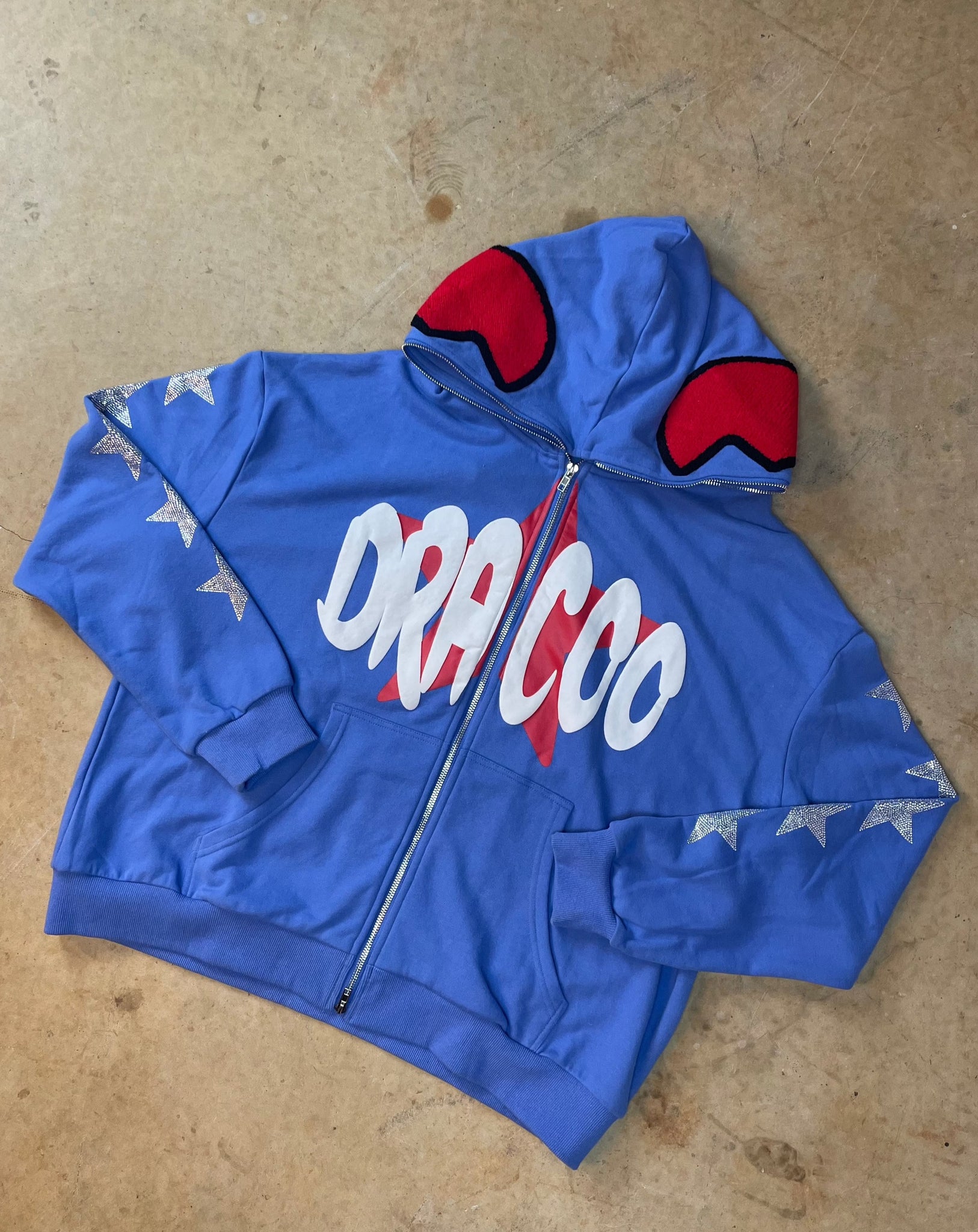 DRACOO 'RAGS 2 RICHES' ZIP-UP [BLUE]