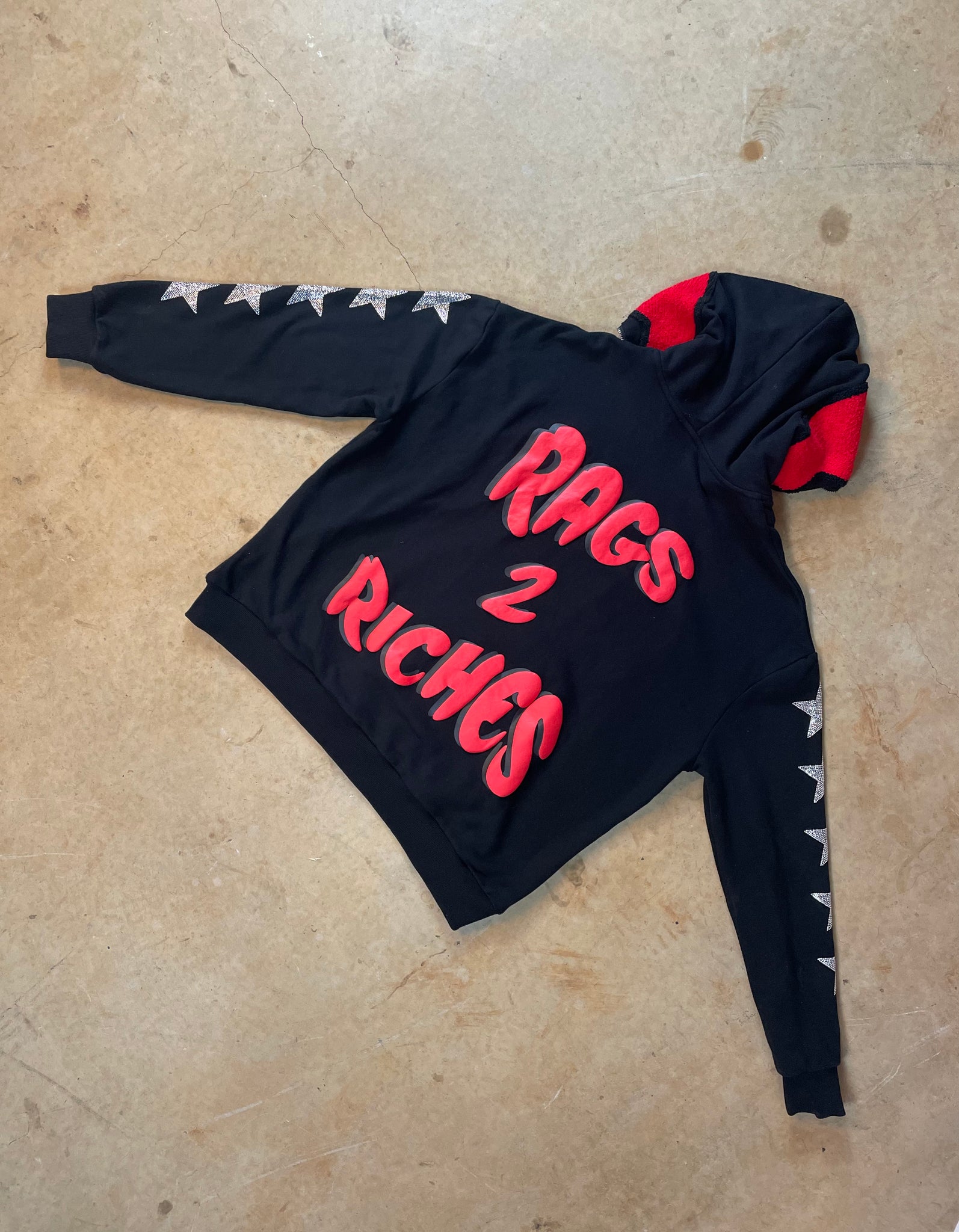 DRACOO 'RAGS 2 RICHES' ZIP-UP [BLACK]